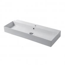 Countertop/wall-hung washbasin 120x40 Slim Square