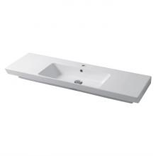 Countertop/inset washbasin cm 120 Edge