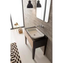 Rectangular drop in washbasin Mizu