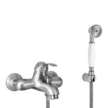 External bathtub mixer with shower accessories Epoca