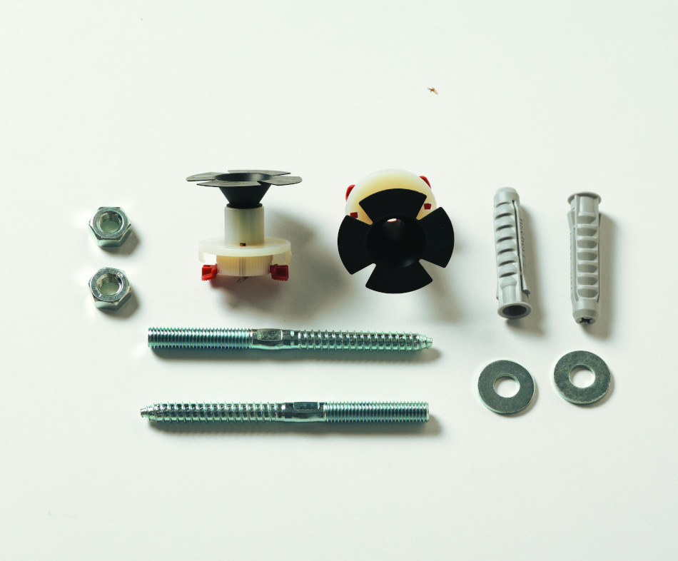 Fitting System Kit for Wall-hung Washbasins