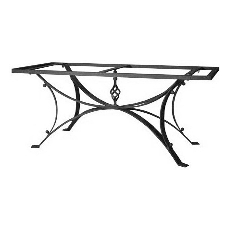 Rectangular or oval iron base Sirio