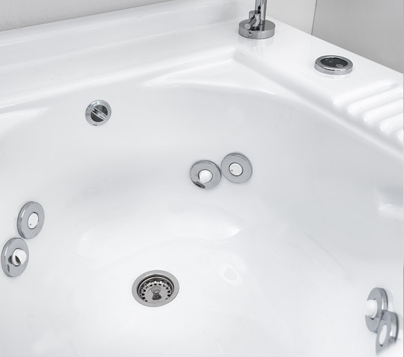 Washing machine cabinet with nozzles and left tub 130x65xH89 Active Wash