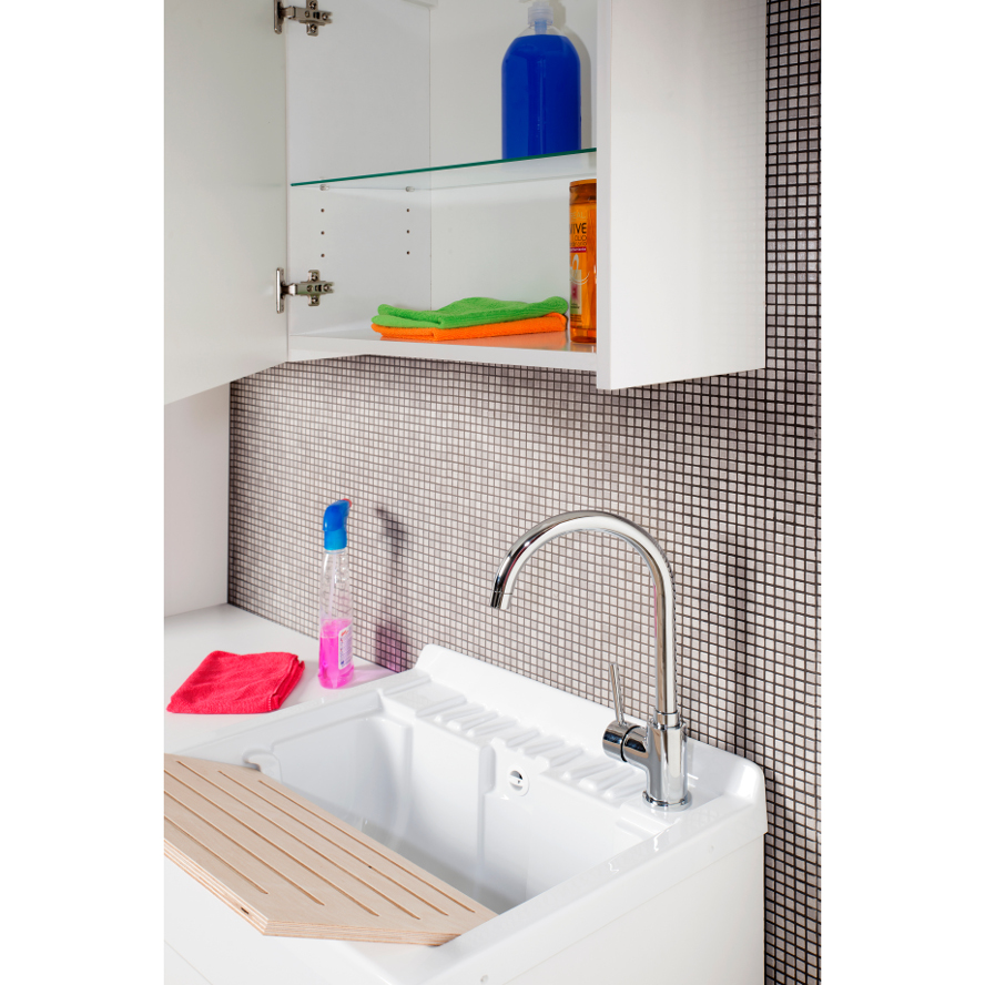 Complete laundry MT 1.80 with bases, wall units and column