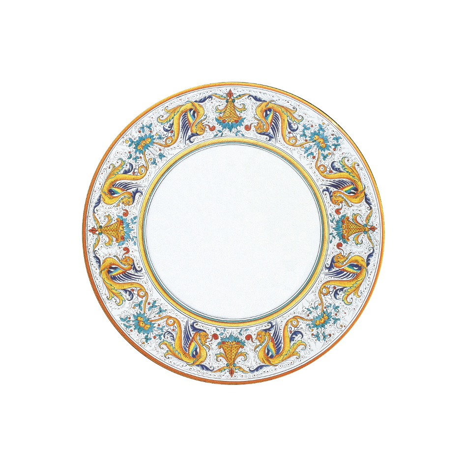Round lava stone tabletop Raffaello