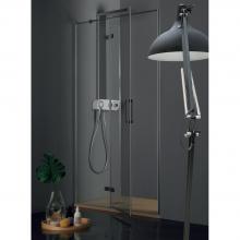 Niche shower cabin cm 80x200 with hinge door 8MILL INFINITY