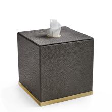 Square Kleenex Dispenser Milano Matt Satin Bronze