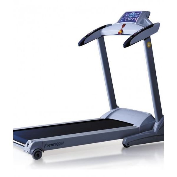Treadmill for indoor training.